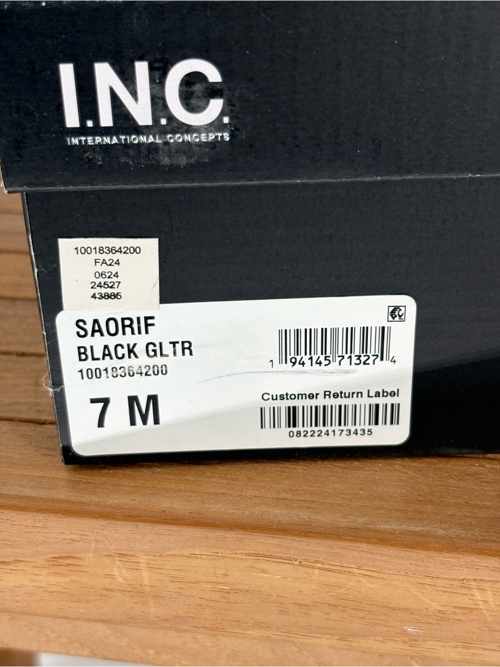 New INC International Concepts Women’s Black Bow Pointed-Toe Ankle-Strap Heels 7 - Picture 5 of 5